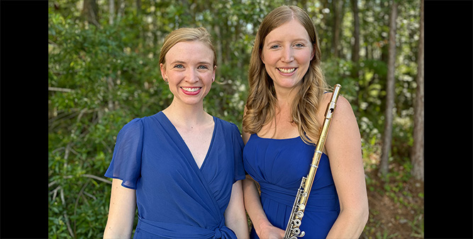 Angela Massey, flute & Caroline Owen, piano, Special Valentine Fundraiser